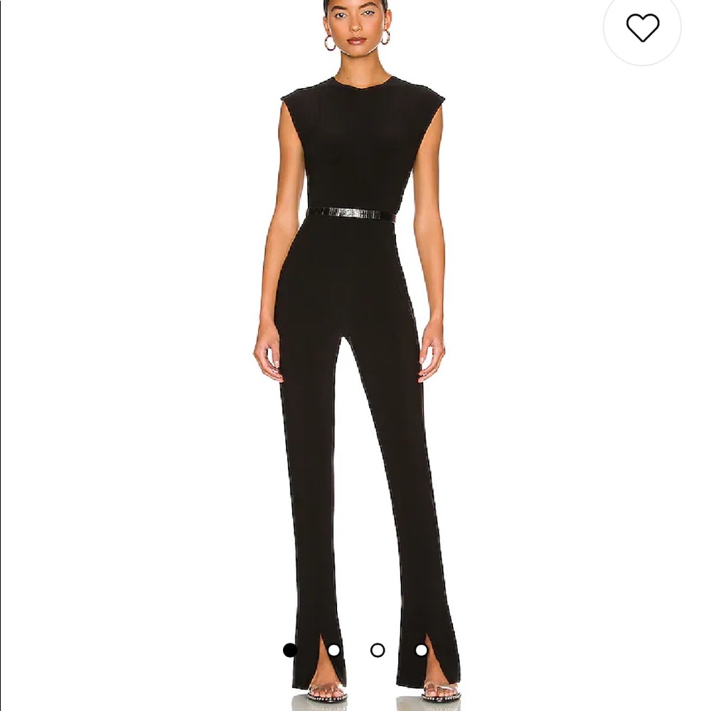 Norma Kamali XS black jumpsuit NWT